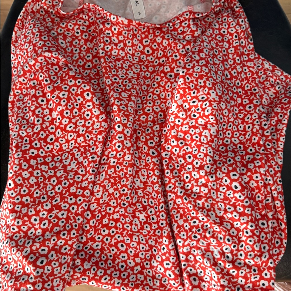 Tickled Teal Orange Floral Long Casual Dress